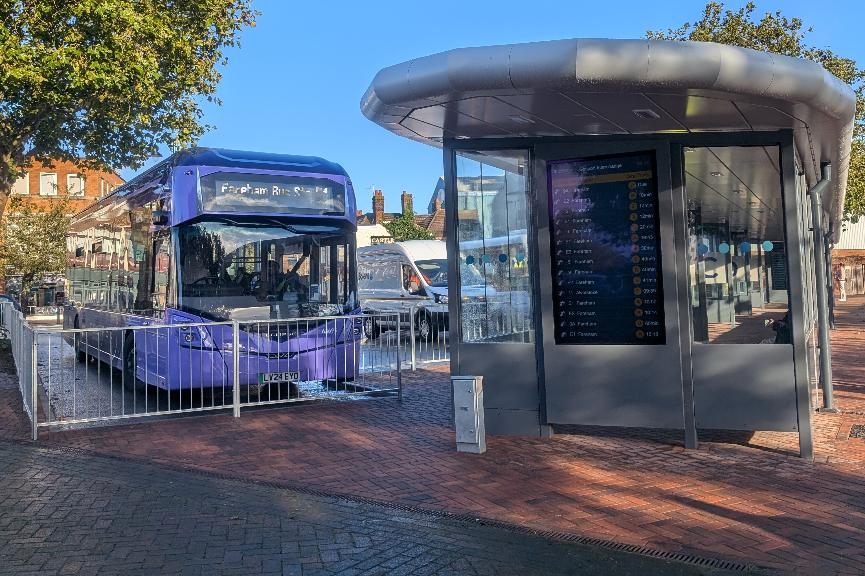 New bus interchange in Gosport town centre